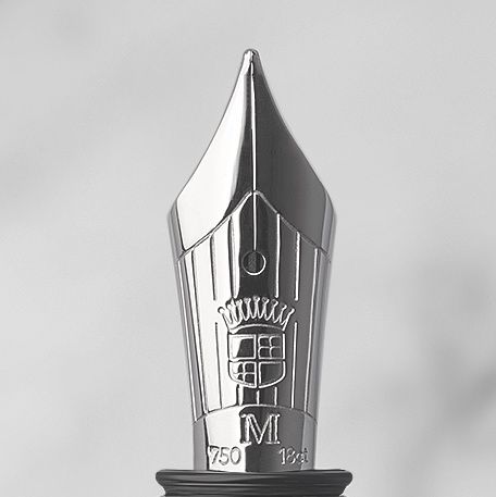 GRAF VON FABER-CASTELL Replacement Nib Unit - Rhodinised Gold (18ct) - Guilloche - M