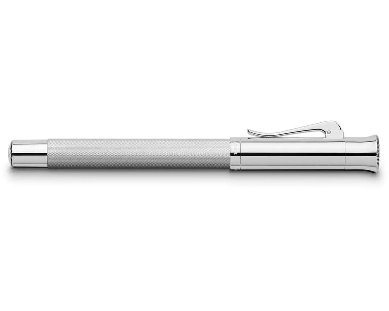 GRAF VON FABER-CASTELL Guilloche Rhodinert Fountain Pen (18K nib & converter)