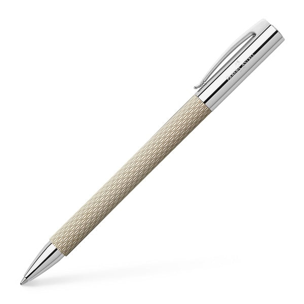 Faber-Castell Ambition - "OpArt" Series - White Sand - Twist Ballpoint