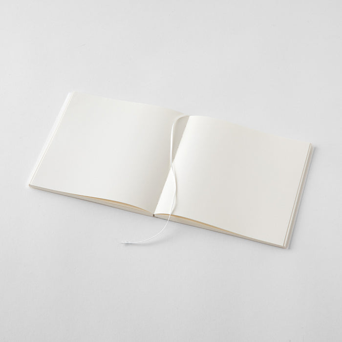 MIDORI - MD Notebook Cotton - 176 Pages - Plain Pages - A5 Square (14.6 × 14.6cm)