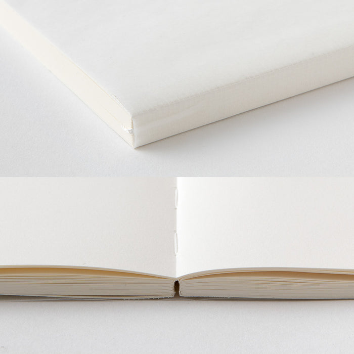 MIDORI - MD Notebook Cotton - 176 Pages - Plain Pages - A5 Square (14.6 × 14.6cm)