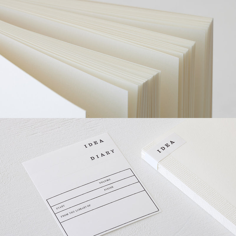 MIDORI - MD Notebook Cotton - 176 Pages - Plain Pages - A5 (21 × 14.8cm)