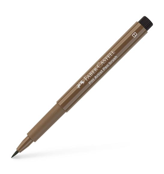FABER-CASTELL Pitt Artist Pen (B) - 177 Walnut Brown