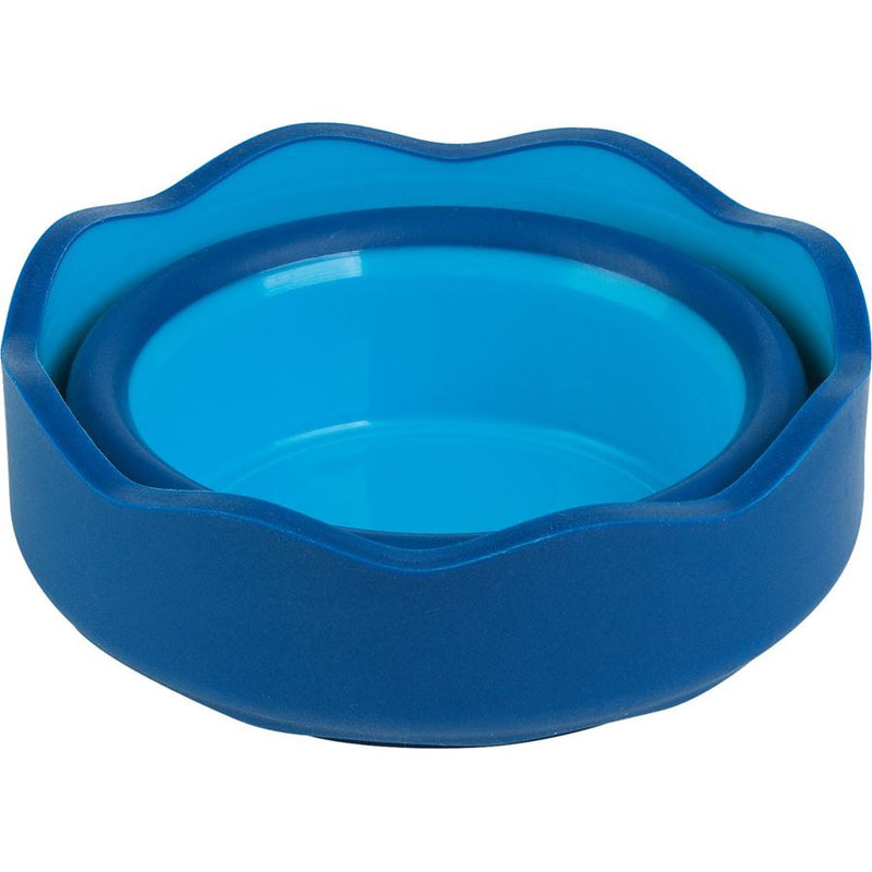 FABER-CASTELL Clic & Go - Foldable Water Pot - Blue