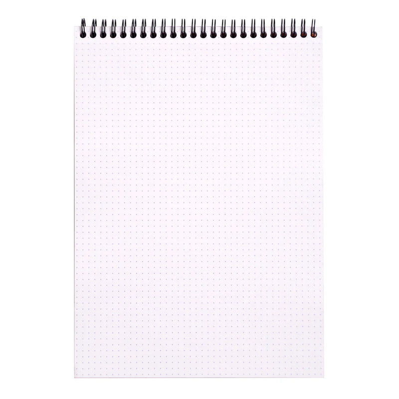 RHODIA No. 18 Wirebound Pad - Black - A4 - Dotted