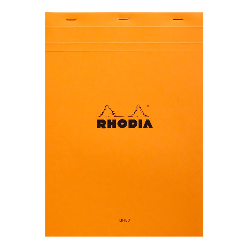 RHODIA No. 18 Top-Stapled Pad - Orange - A4 - Ruled