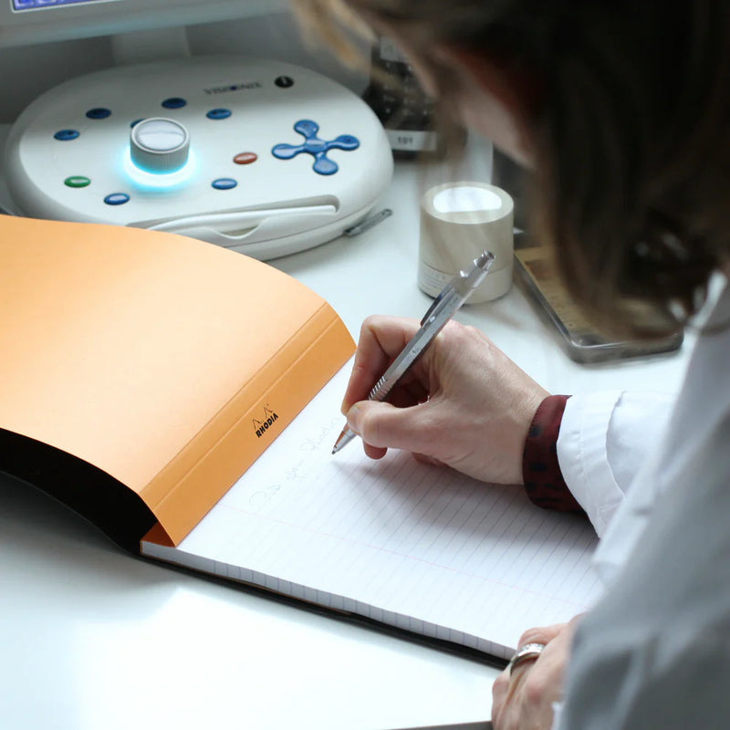RHODIA No. 18 Top-Stapled Pad - Orange - A4 - Ruled