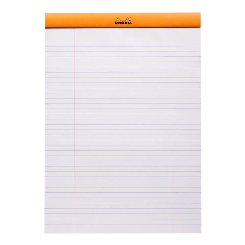 RHODIA No. 18 Top-Stapled Pad - Orange - A4 - Ruled