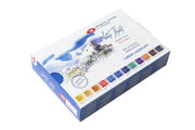 WHITE NIGHTS Limited Edition Artists' Watercolours Set - 12 Full Pans & Plastic Palette - Urban Landscape