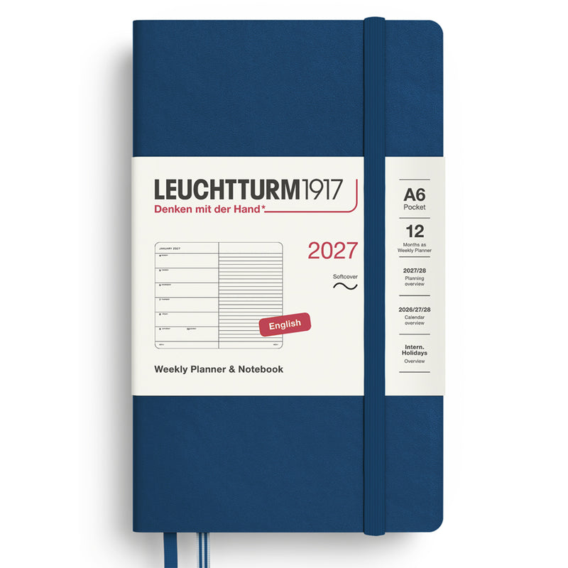 2027 LEUCHTTURM1917 Weekly Planner and Notebook - Soft Cover - Pocket (A6)