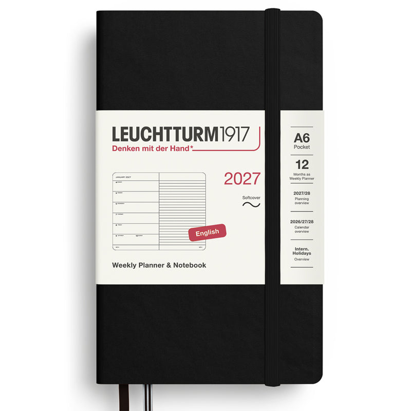 2027 LEUCHTTURM1917 Weekly Planner and Notebook - Soft Cover - Pocket (A6)