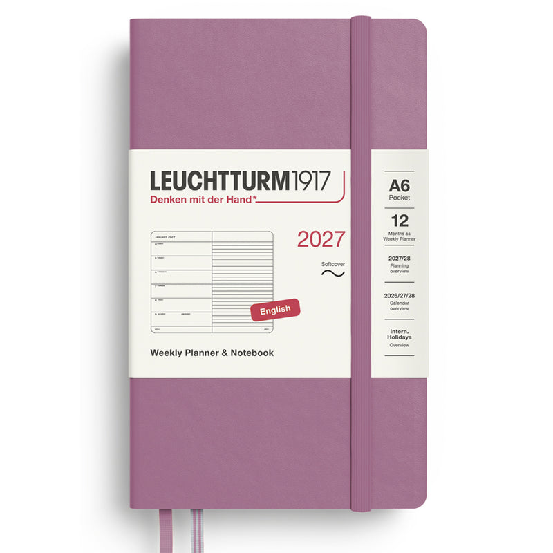 2027 LEUCHTTURM1917 Weekly Planner and Notebook - Soft Cover - Pocket (A6)
