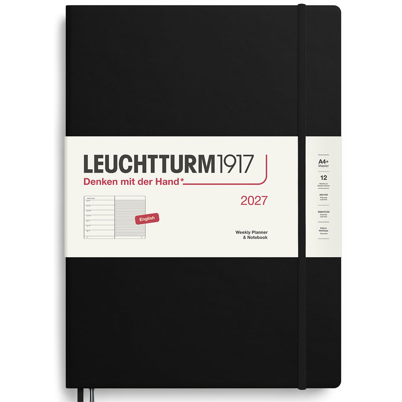 2027 LEUCHTTURM1917 Weekly Planner and Notebook - Hard Cover - Master (A4)