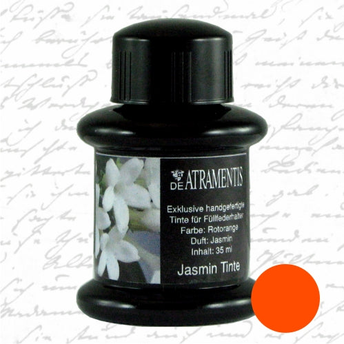 DE ATRAMENTIS Fountain Pen Ink 35mL - Jasmine Fragrance  - Rose Orange