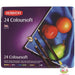 DERWENT Coloursoft Pencil Tin 24 Asst