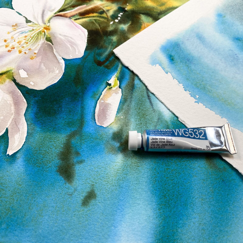 HOLBEIN Artists' Watercolour Granulated Set - 5mL x 6 Colours - Flowers