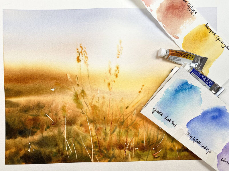 HOLBEIN Artists' Watercolour Granulated Set - 5mL x 6 Colours - Landscape