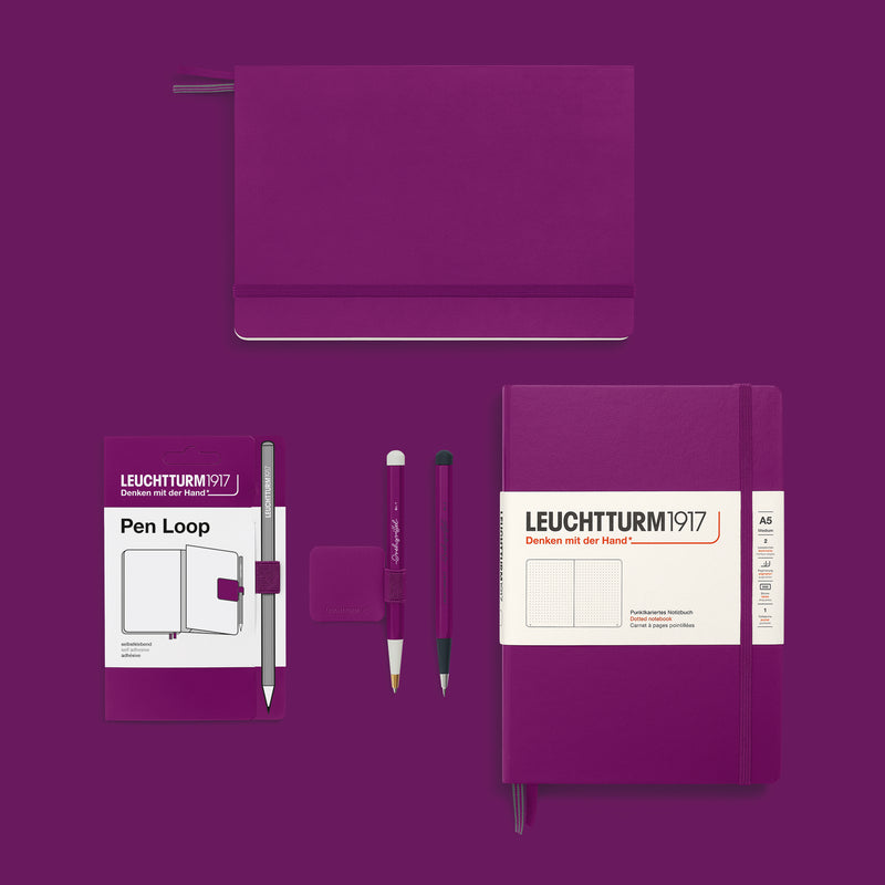 LEUCHTTURM1917 Human Intelligence Colours - Classic Hard Cover - Medium (A5) - Burgundy