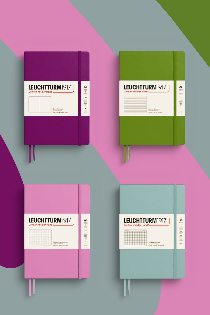 LEUCHTTURM1917 Human Intelligence Colours - Classic Hard Cover - Medium (A5) - Burgundy