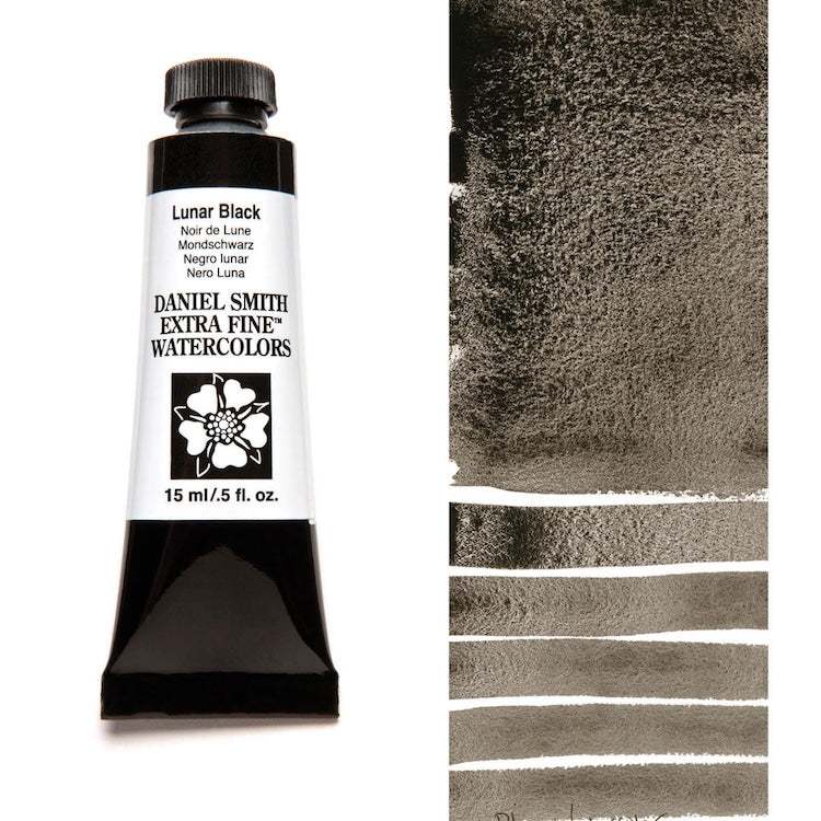 DANIEL SMITH Watercolour - 15mL - Lunar Black
