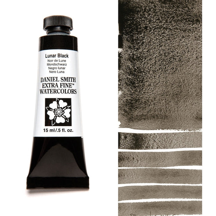 DANIEL SMITH Watercolour - 15mL - Lunar Black