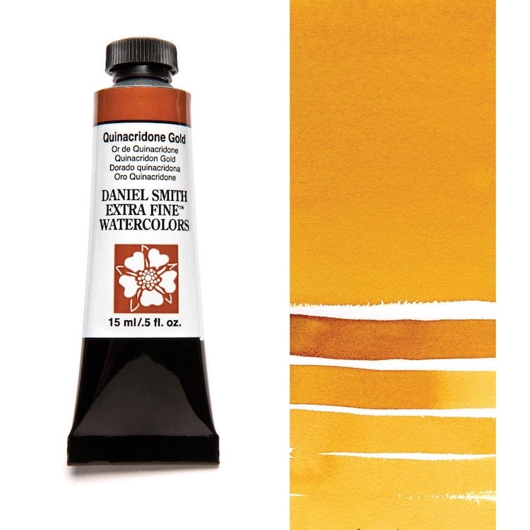 DANIEL SMITH Watercolour - 15mL - Quinacridone Gold (PO48,PY150)