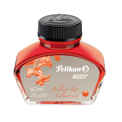 PELIKAN 4001 Ink Series - 62.5mL - Red 