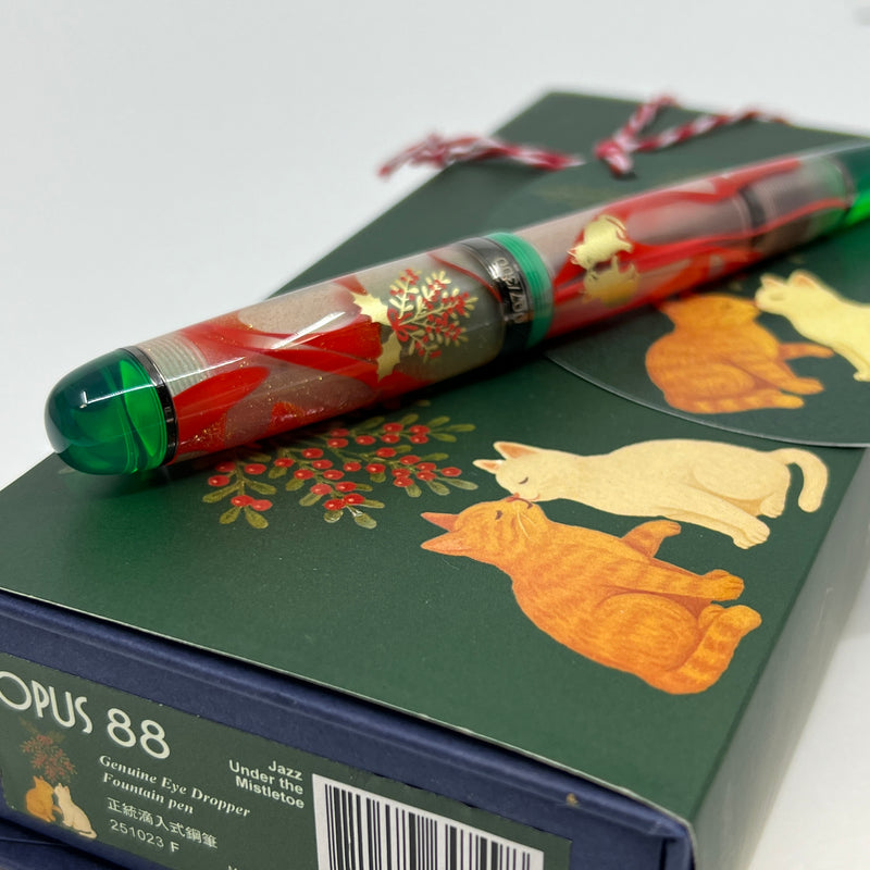 OPUS 88 Fountain Pen - Jazz Under the Mistletoe - Fine Nib (Limited Edition)