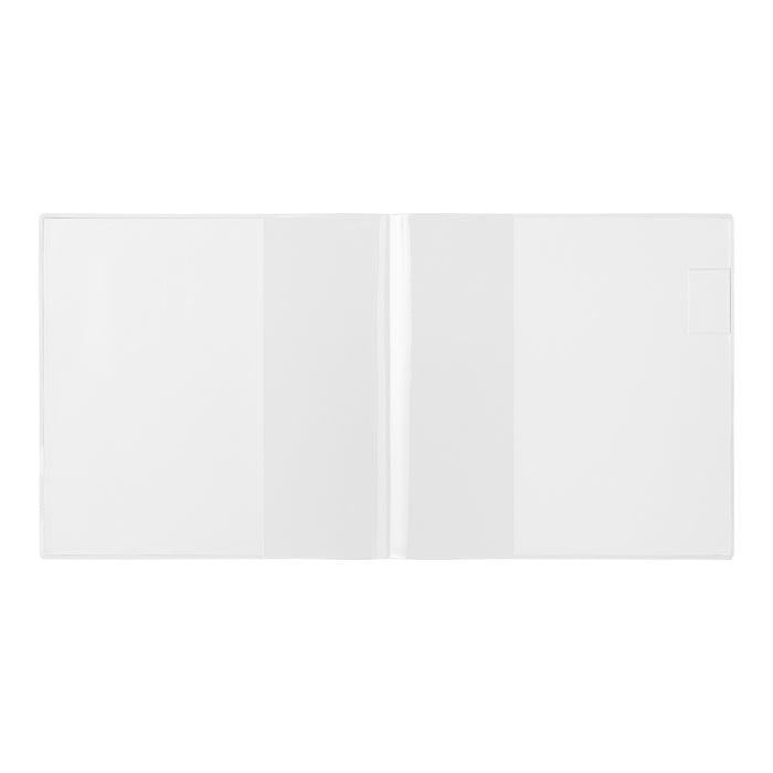 MIDORI - MD Notebook Cover - Clear - A5 Square (14.6 × 14.6cm)