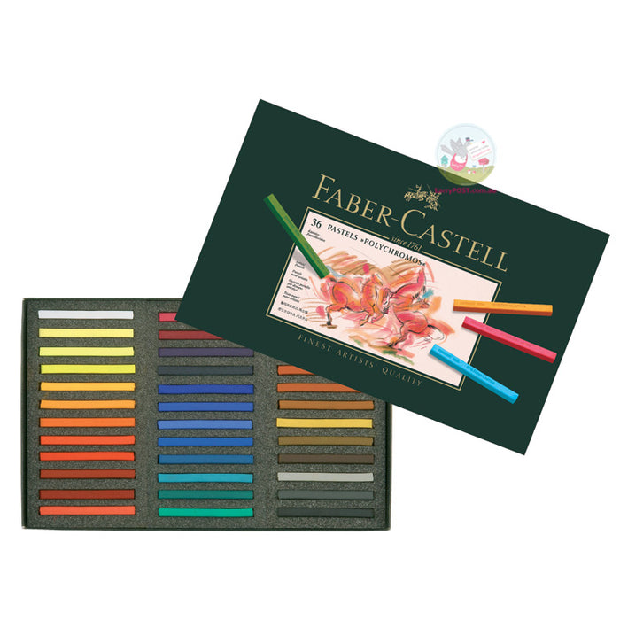FABER-CASTELL Polychromos Pastel Blocks - Box of 36