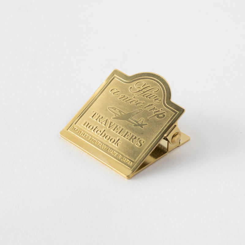 Traveler's Company Brass Clip - 030 - Have a nice trip
