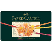 FABER-CASTELL Polychromos Coloured Pencils - Tin of 60