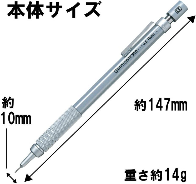 PENTEL Graph Gear 500 Automatic Drafting Pencil - 0.7mm HB