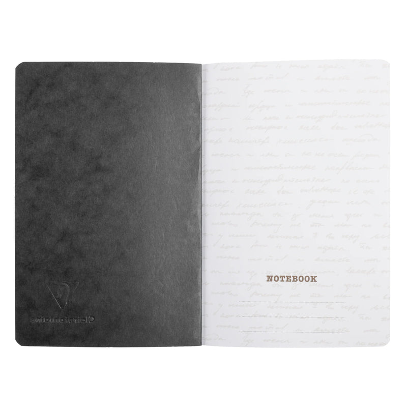 CLAIREFONTAINE Life Unplugged Clothbound Notebook - A5 - Black