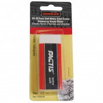 GENERAL'S Factis Extra Soft White Vinyl Eraser - Single