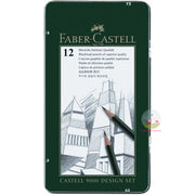 FABER-CASTELL Series 9000 Graphite Pencils - Design Set - 5B to 5H