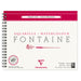 FONTAINE Watercolour Spiral Pad  - Cold Press - 300gsm - 100% Cotton - 24 x 30cm - 12 Sheets