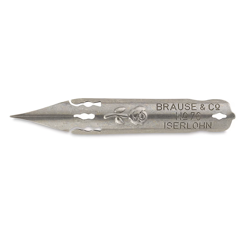 BRAUSE No. 76 Rose Calligraphy Nib - Single