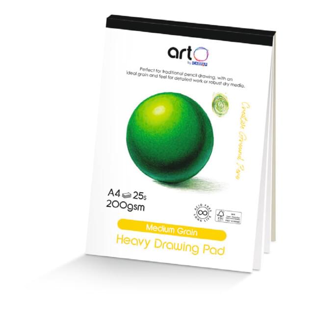 ARTO Medium Grain Sketch Pad - 200gsm - A4 - 25 Sheets
