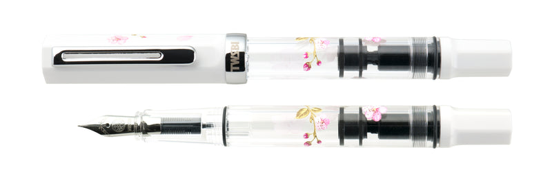 TWSBI Eco Fountain Pen - White - Cherry Blossom