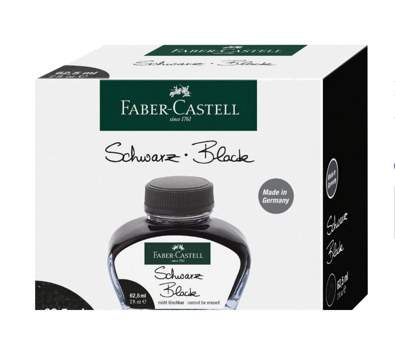FABER-CASTELL Fountain Pen Ink Bottle 30mL - Black