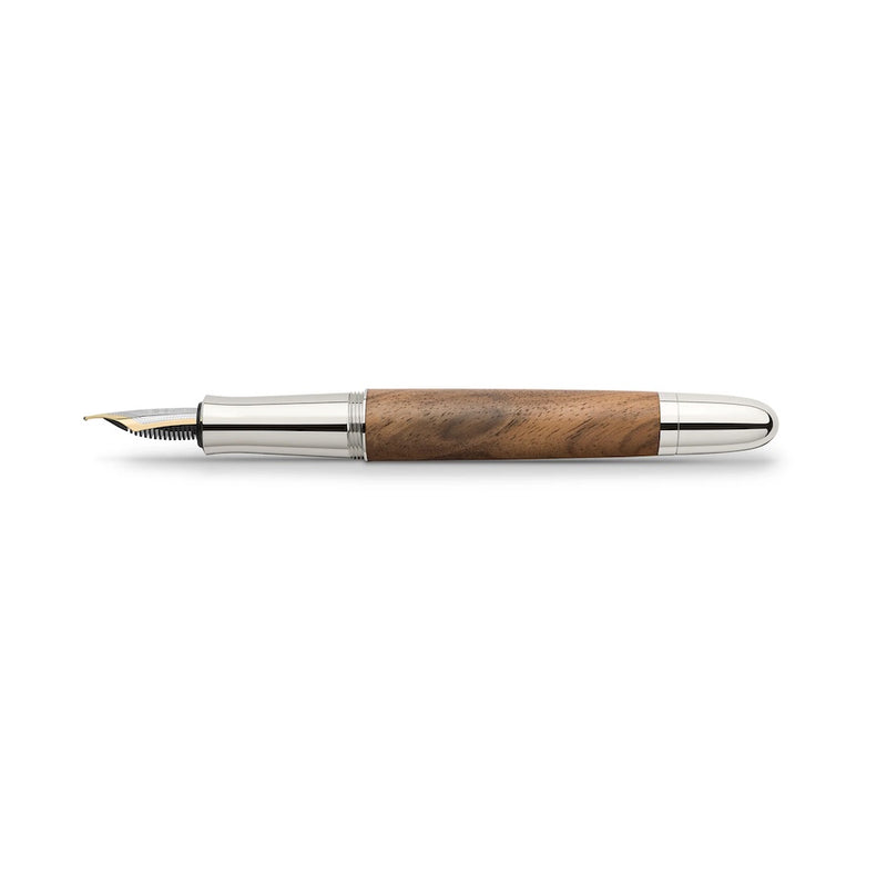 GRAF VON FABER-CASTELL Magnum Walnut - Fountain Pen (includes converter) - Fine (Preorder)