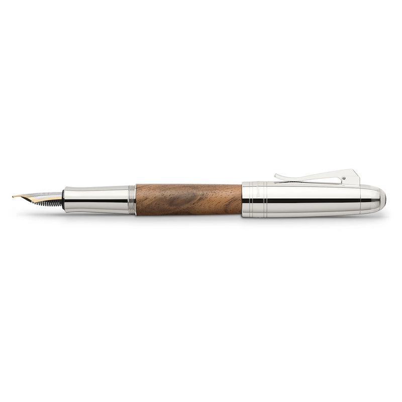 GRAF VON FABER-CASTELL Magnum Walnut - Fountain Pen (includes converter) - Fine (Preorder)