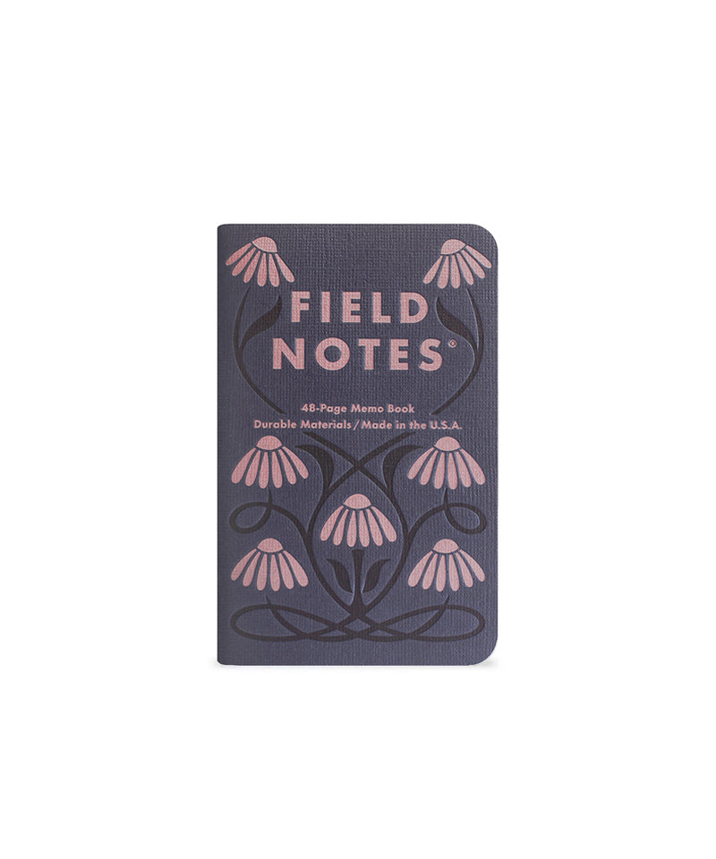 FIELD NOTES - Fall Flowers - Set of 3 - Pocket (A6 9x14cm) - Ruled