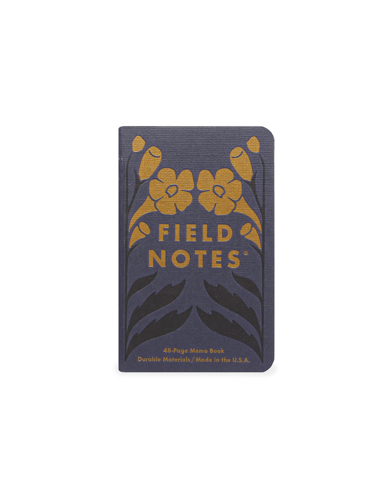 FIELD NOTES - Fall Flowers - Set of 3 - Pocket (A6 9x14cm) - Ruled