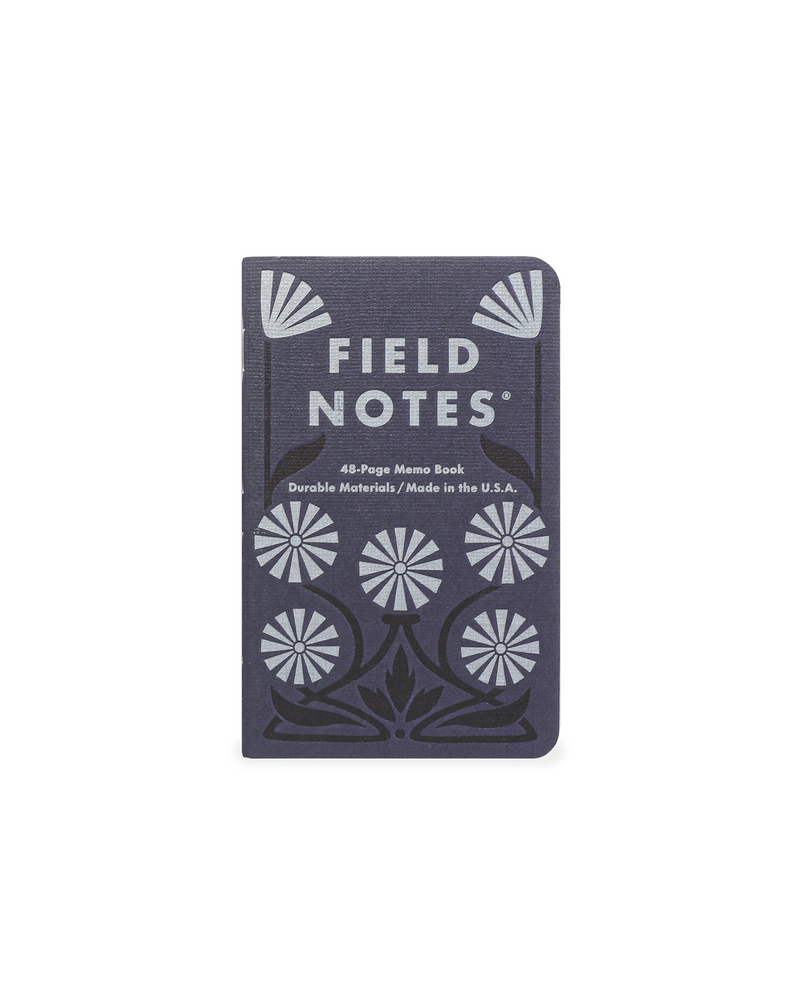 FIELD NOTES - Fall Flowers - Set of 3 - Pocket (A6 9x14cm) - Ruled
