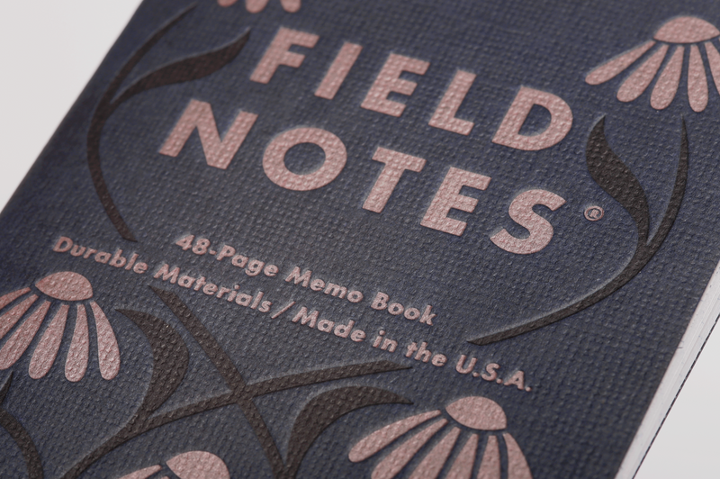 FIELD NOTES - Fall Flowers - Set of 3 - Pocket (A6 9x14cm) - Ruled