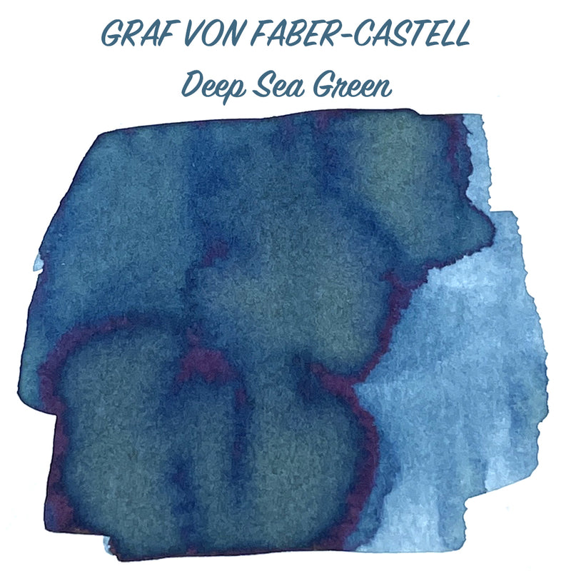 GRAF VON FABER-CASTELL Fountain Pen Ink Bottle 75mL - Deep Sea Green