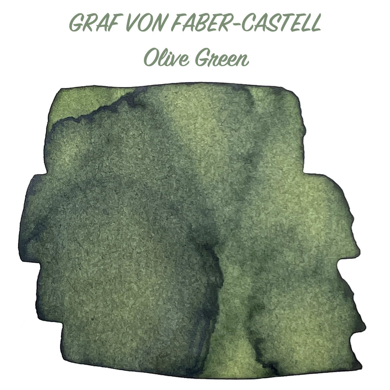 GRAF VON FABER-CASTELL Fountain Pen Ink Bottle 75mL - Olive Green