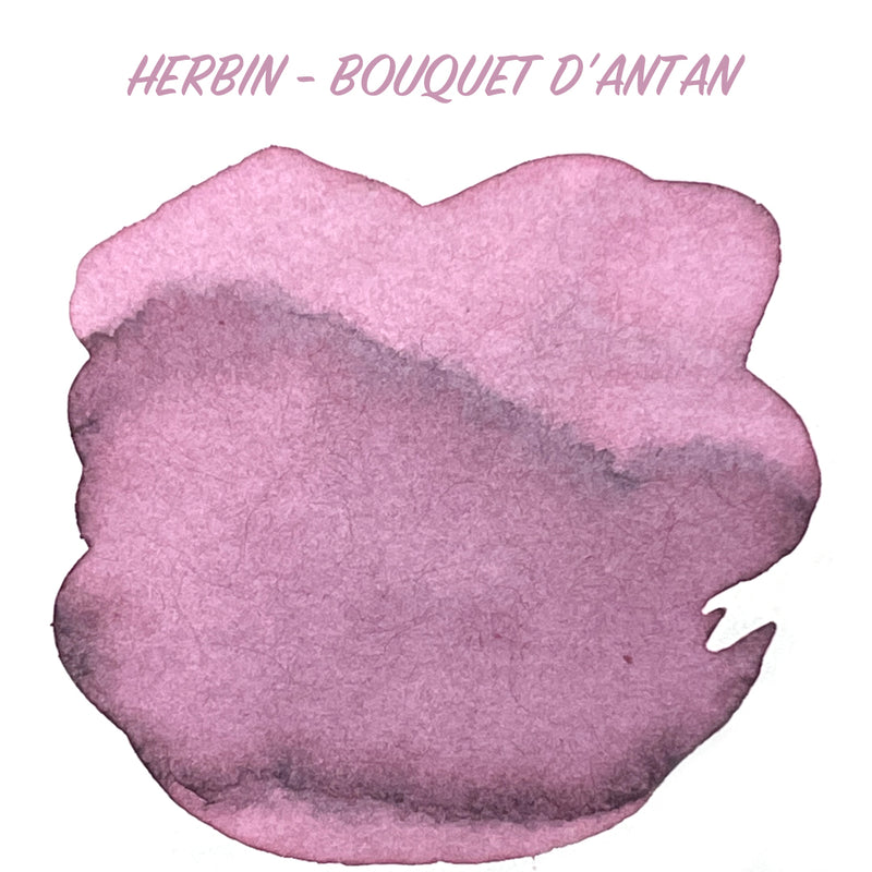 HERBIN "Jewel of Inks" Fountain Pen Ink - 30mL (with pen rest) - Bouquet D'Antan (Bouquet of Yesteryear)